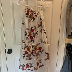 High Neck Floral Romper